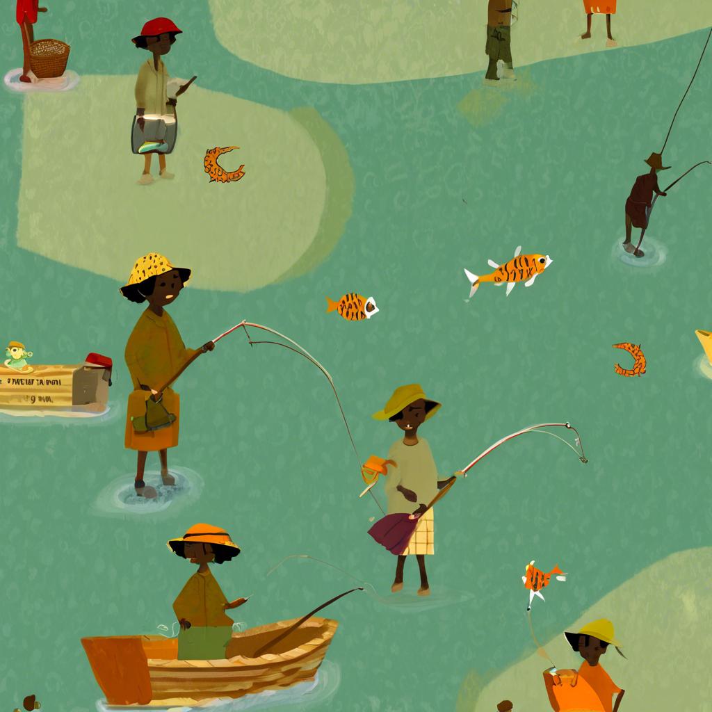 Fischfang als Spiegelbild von Jäger- und Sammlertraditionen in Clementine Hunters Kunst