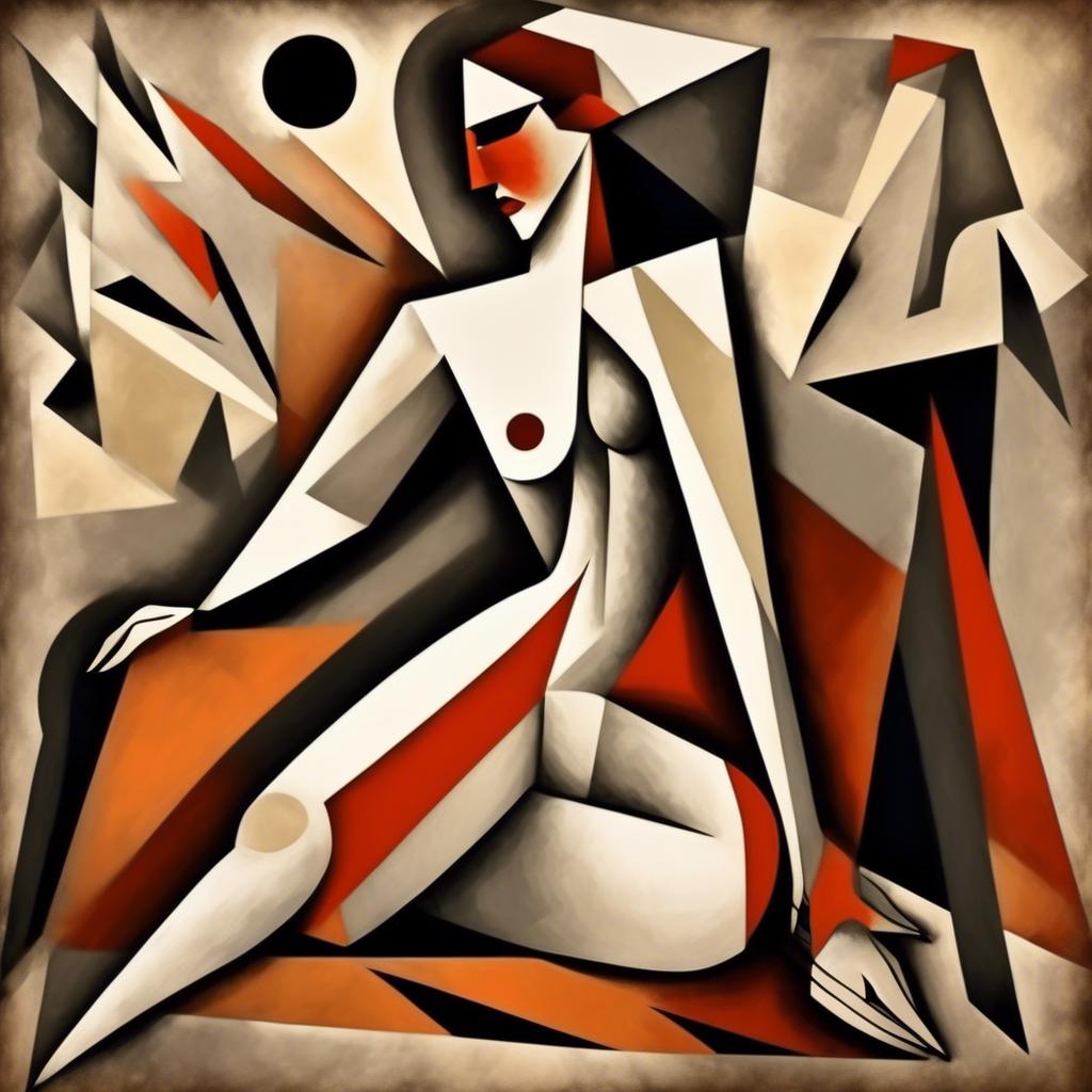 Bedeutung von Form und Linie in Lyubov Popovas Sitzender Figur