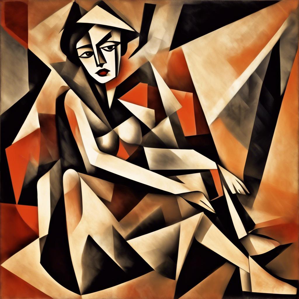 Interaktion von Licht und Schatten in der Sitzenden Figur
